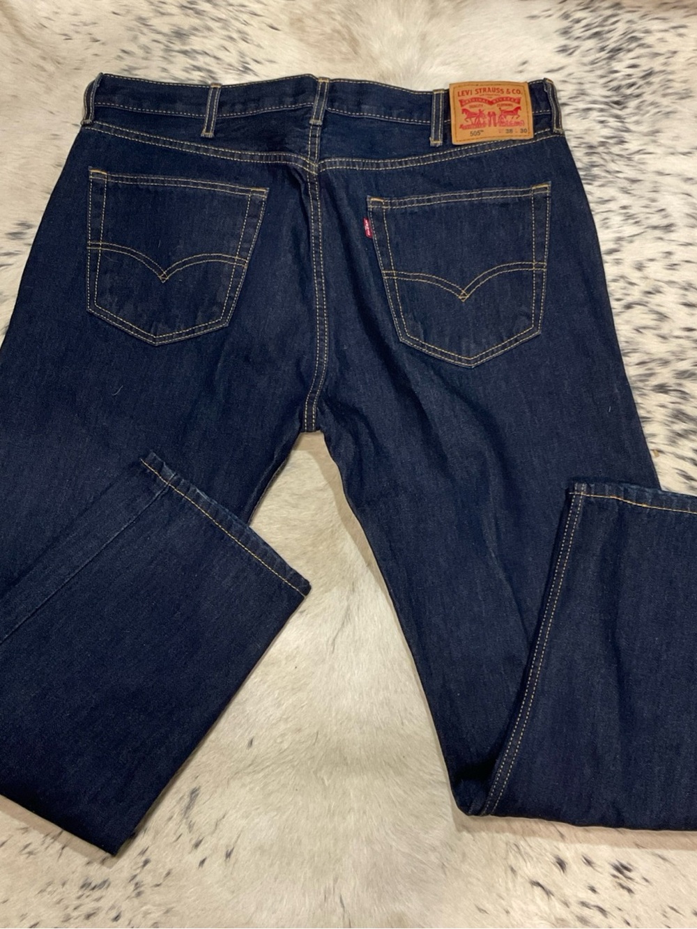 Levi's Men's Indigo Straight-Leg Jeans